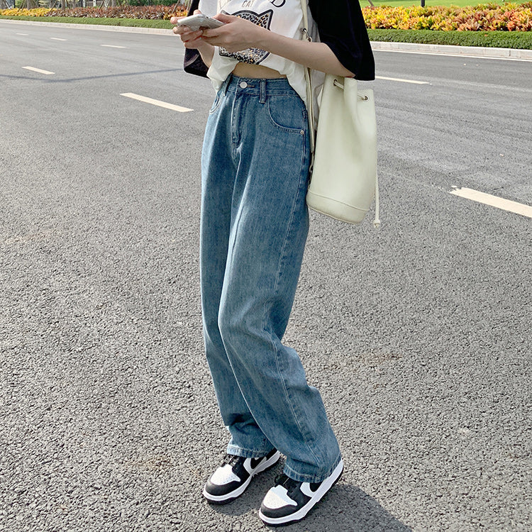Plain Blue Denim Jeans