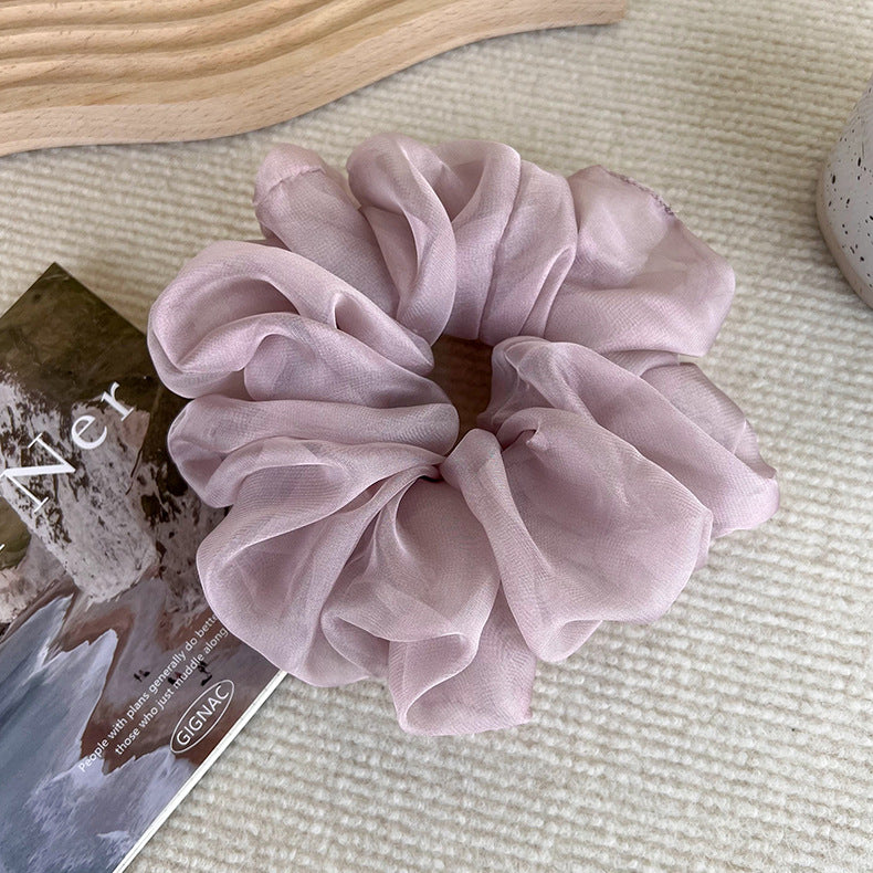So Lux Chiffon Scrunchies