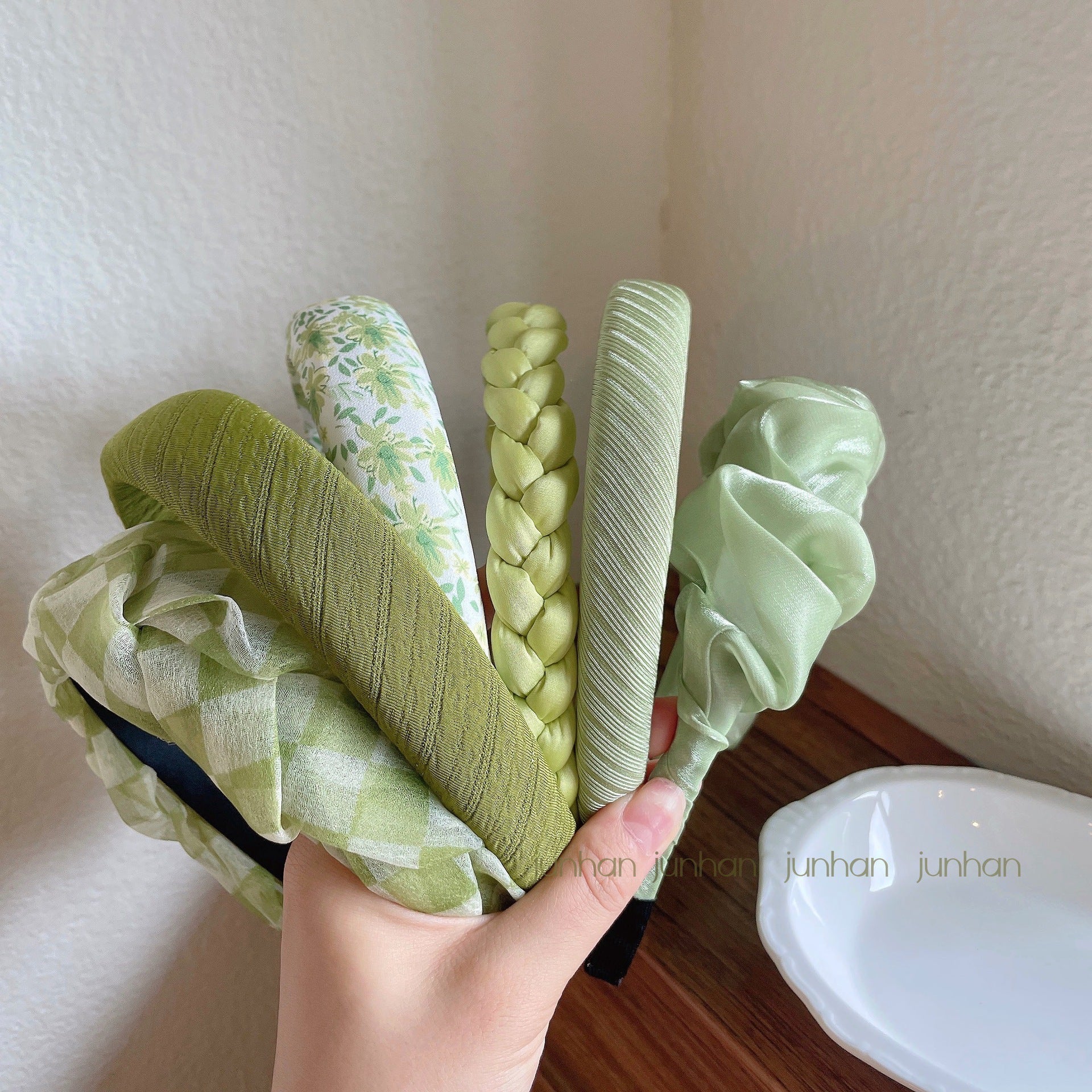 Green Enthusiastic Headband