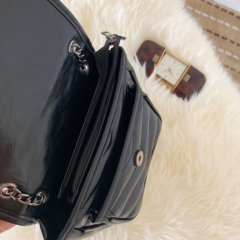 Halima Black Shoulder Bag