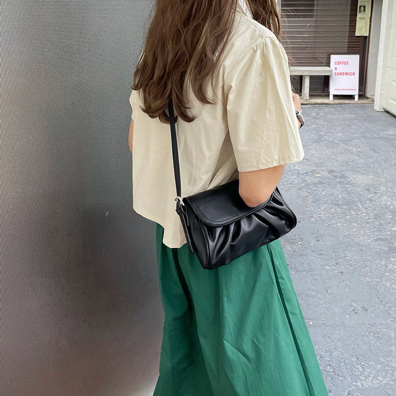 Edana Plain Ruffled Bag
