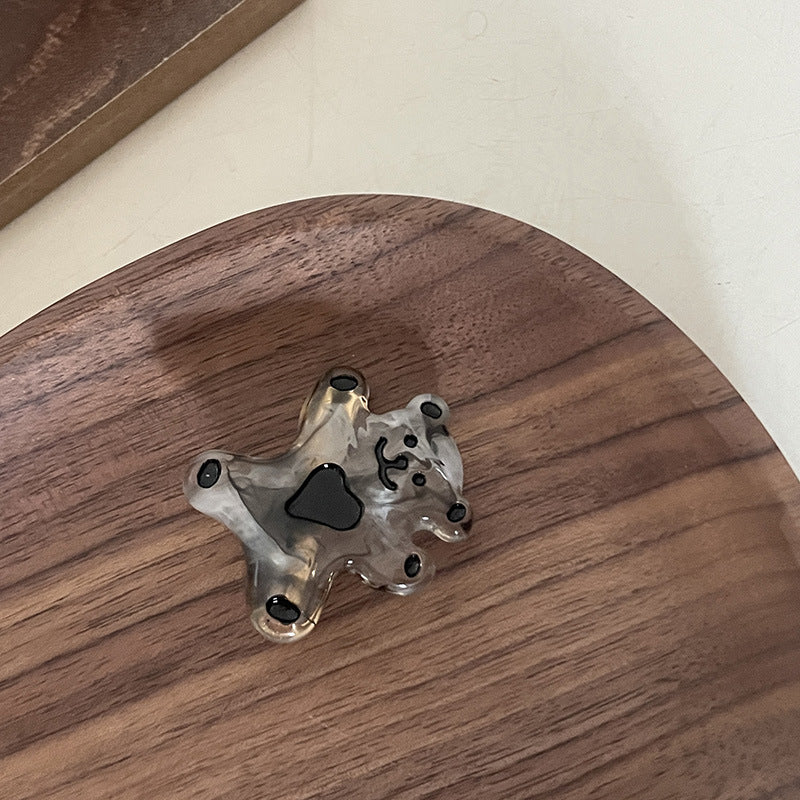 Clay Teddy Clip