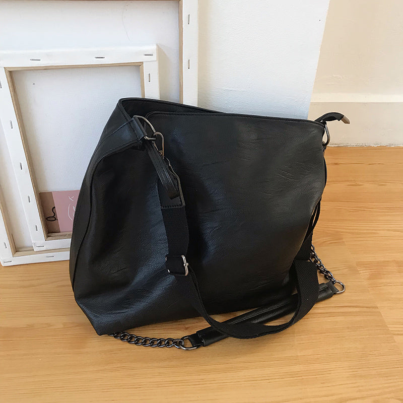 Plain Chain Canvas Bag