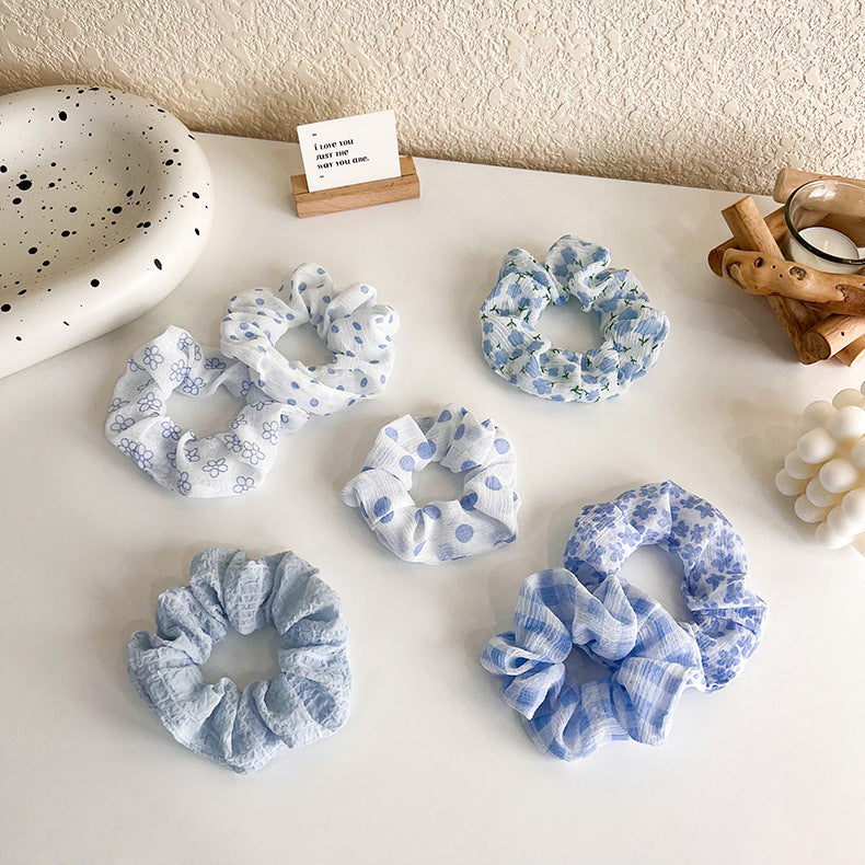 Blue Chaser Scrunchies