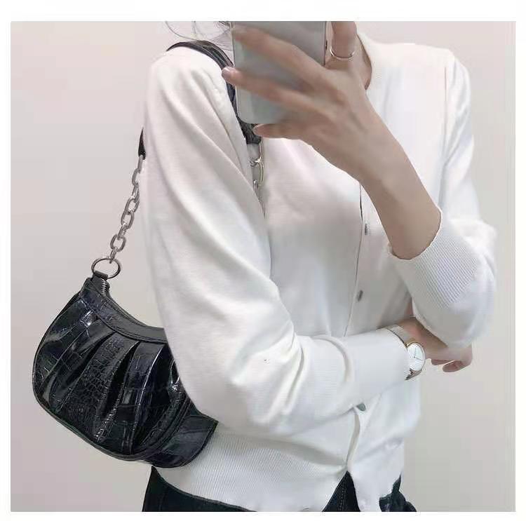 Elma Plain Ruffled Bag