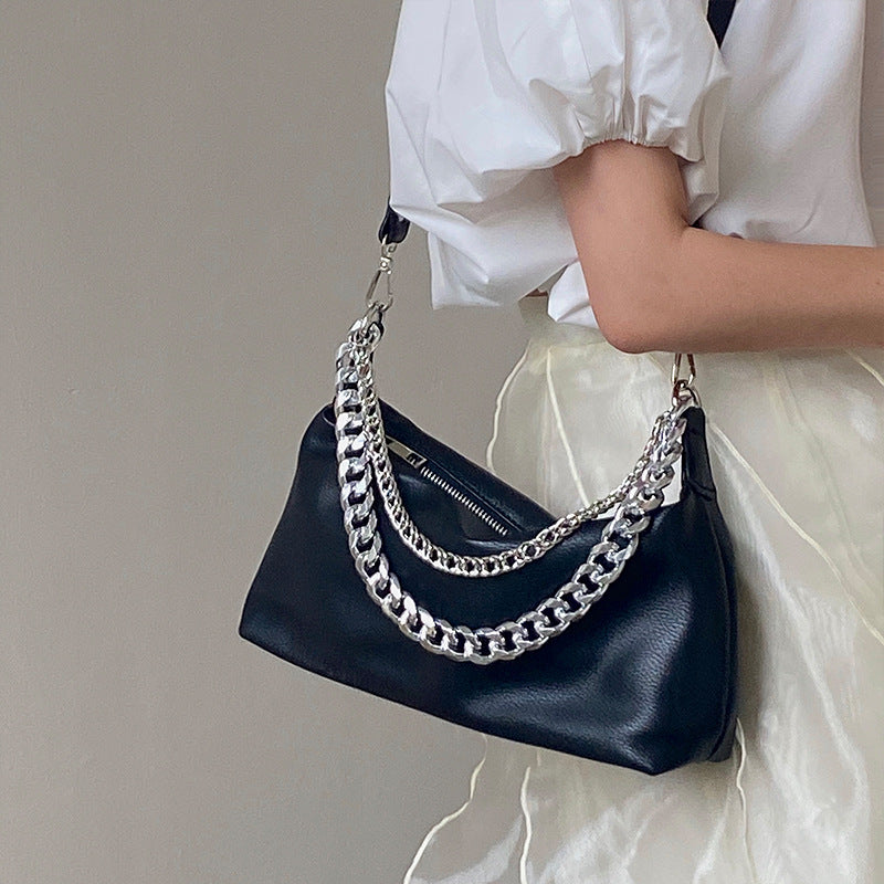 Simple Black Chain Bag