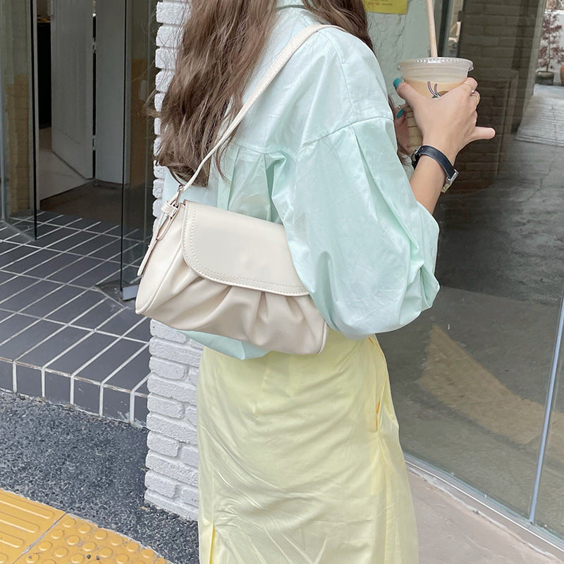Edana Plain Ruffled Bag