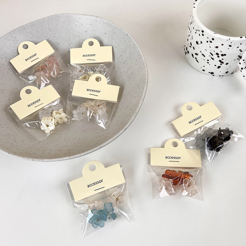 Marble Flower Clip