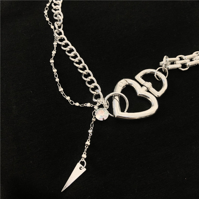Heart D necklace