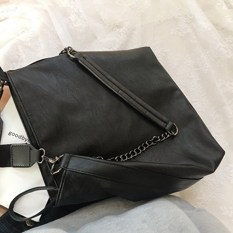 Plain Chain Canvas Bag