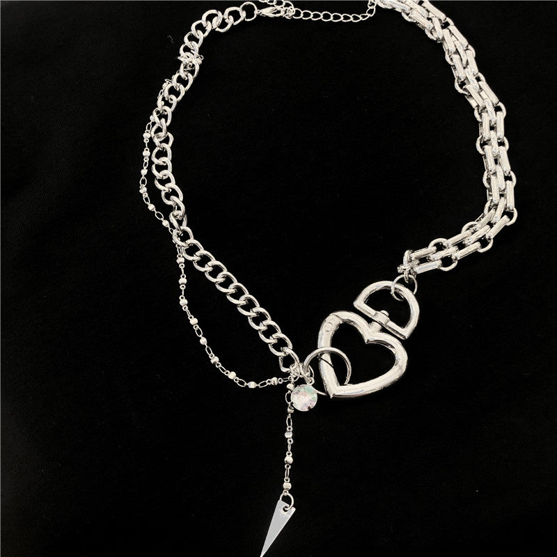 Heart D necklace