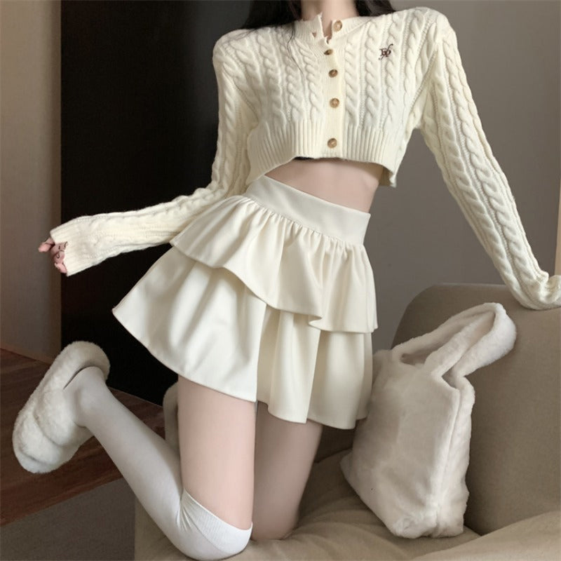 Londyn Ruffled Dual Line Skirt