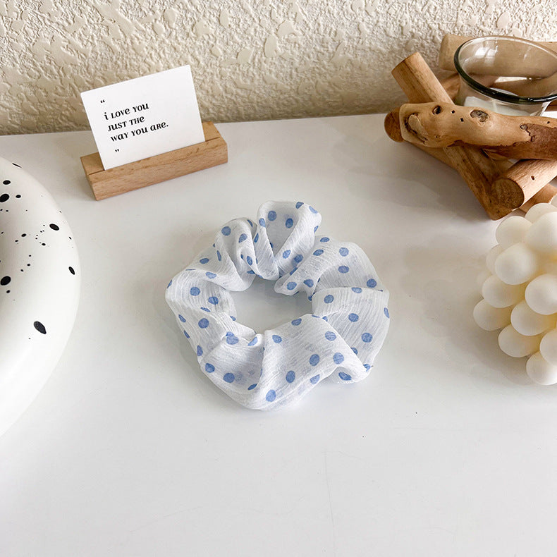 Blue Chaser Scrunchies