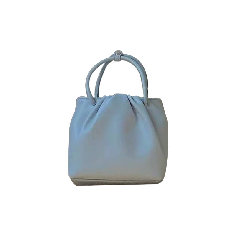 Gita Solid Color Ruffled Bag