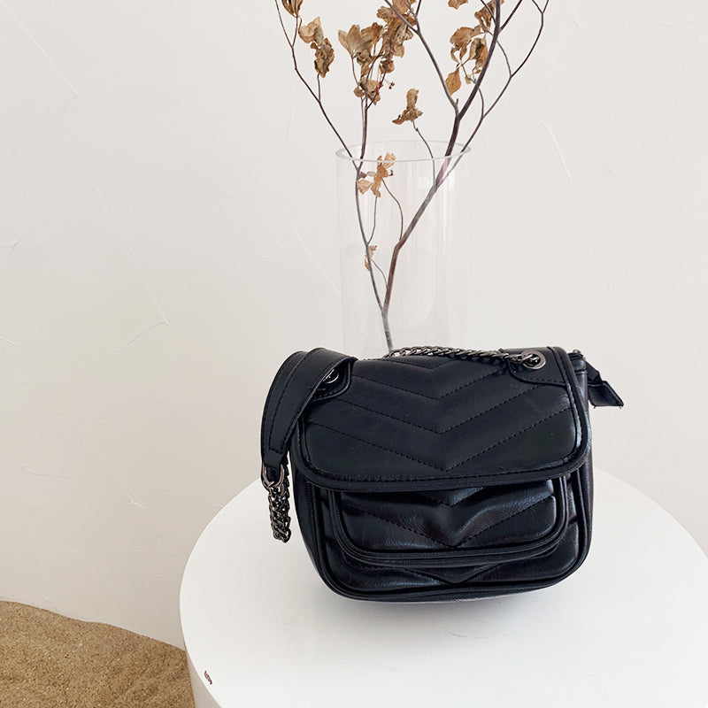 Halima Black Shoulder Bag