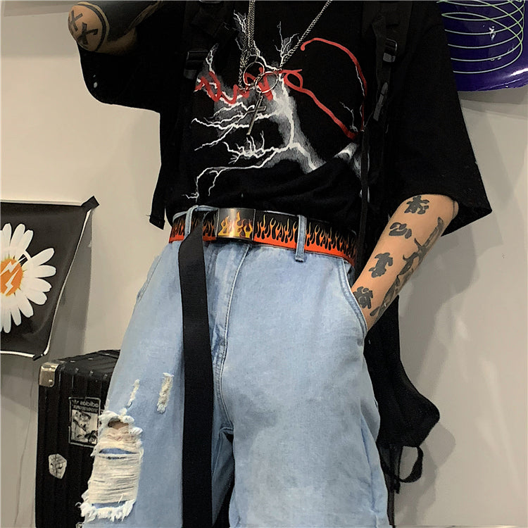 Flames belt