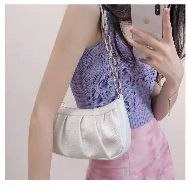 Elma Plain Ruffled Bag