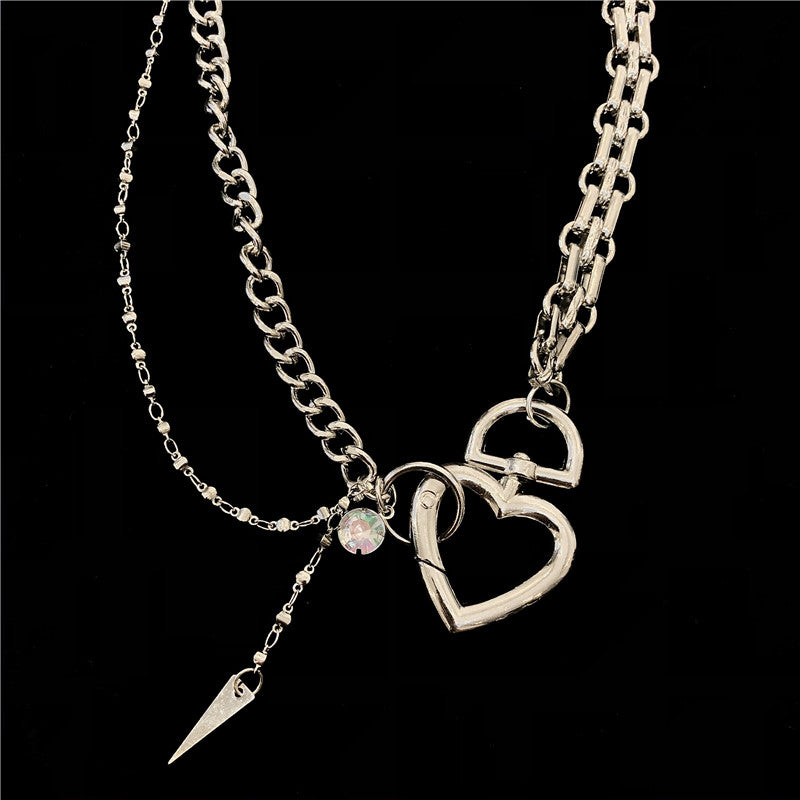 Heart D necklace