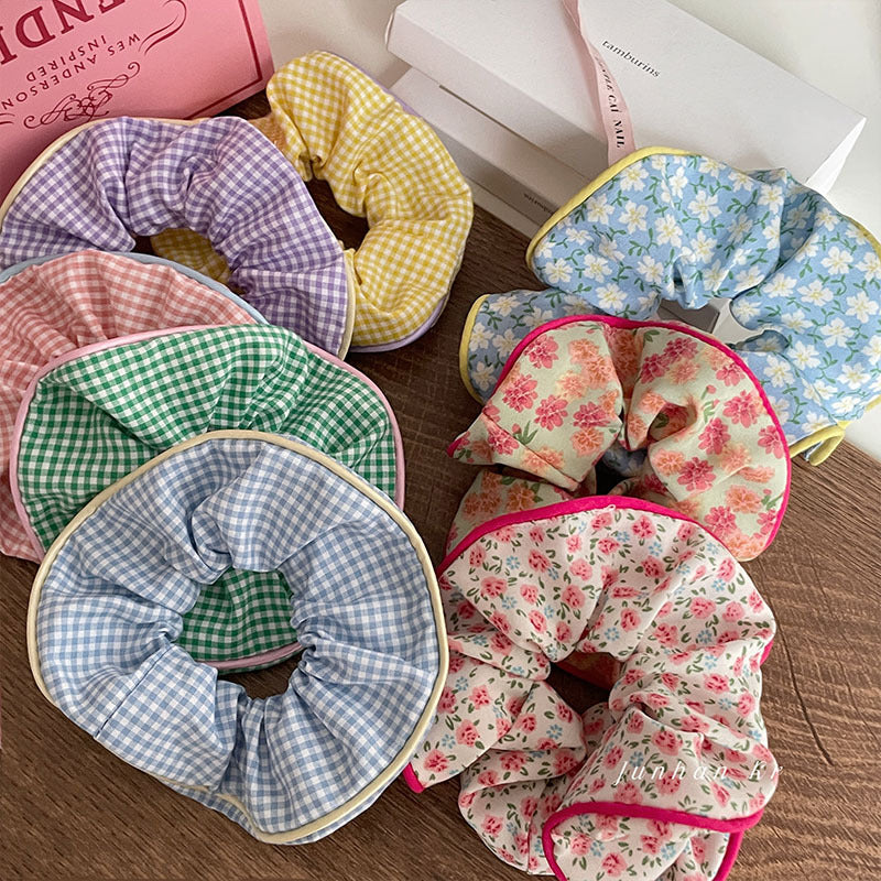 Pastel Patchwork Scrunchies