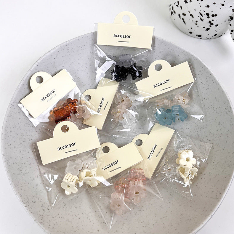 Marble Flower Clip