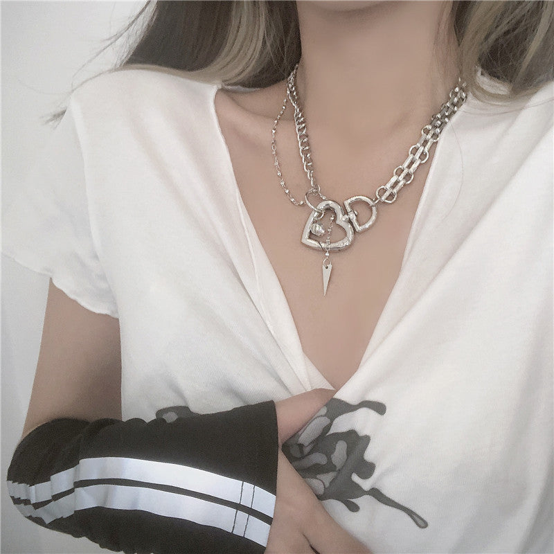 Heart D necklace