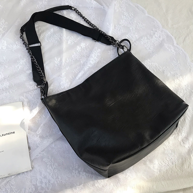 Plain Chain Canvas Bag