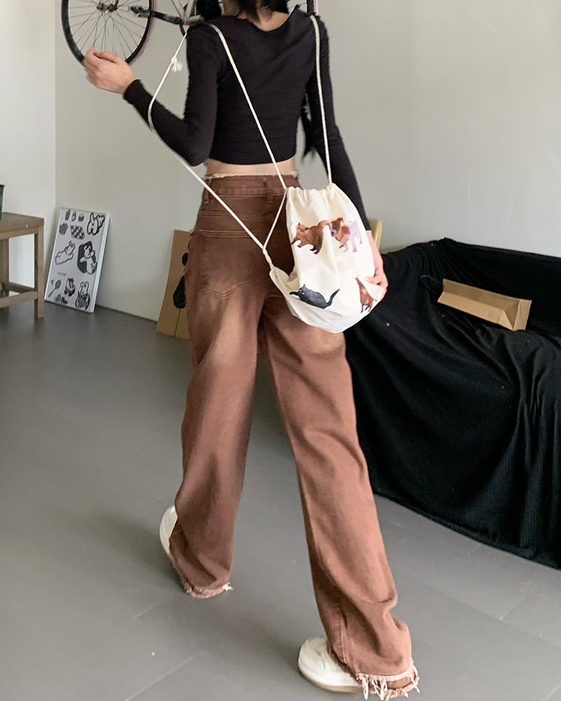 Alaiya Tassel Jeans
