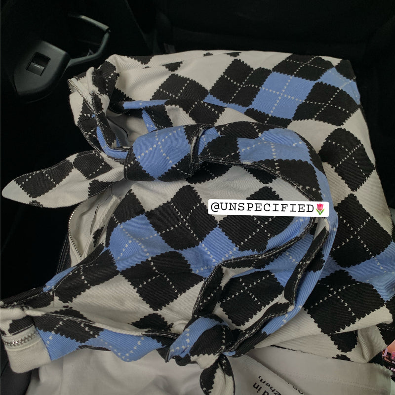 Argyle Canvas Bag