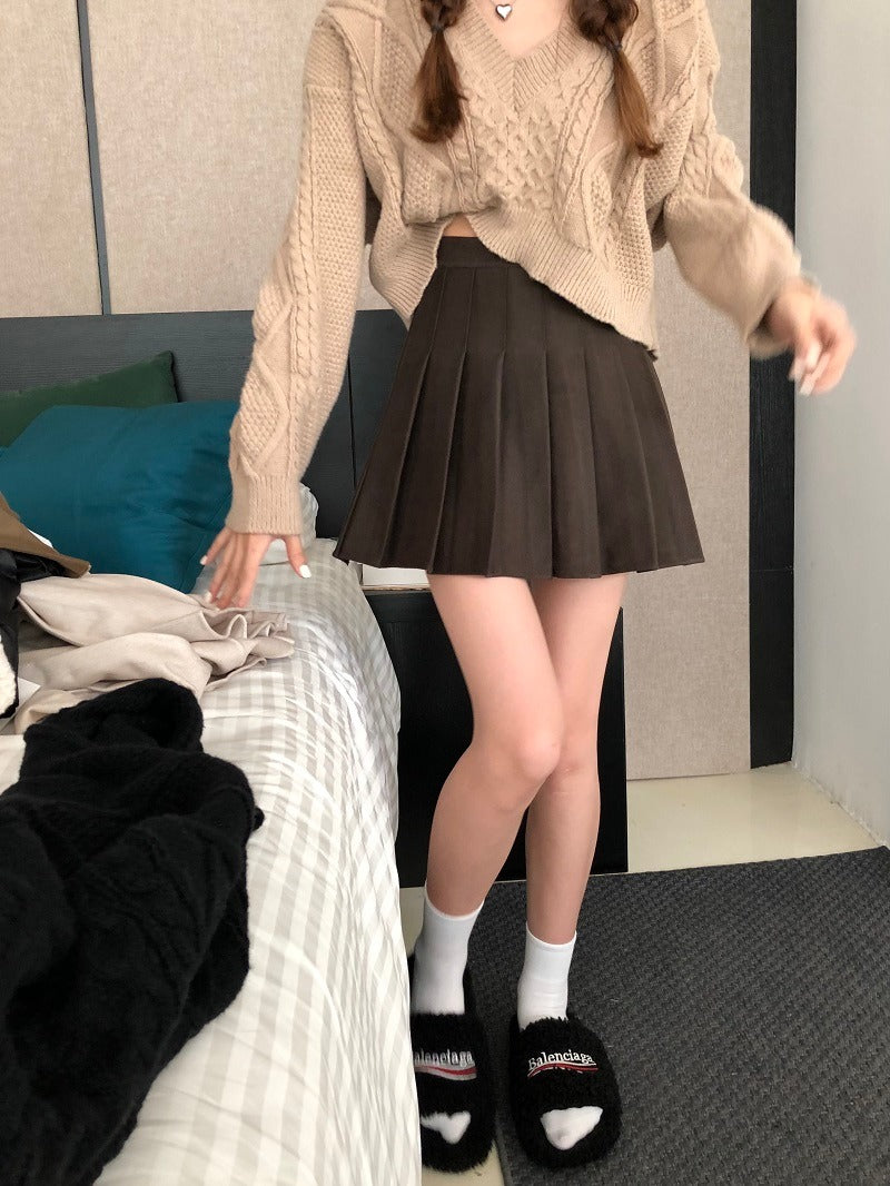 Multiple Color Plain Skirt