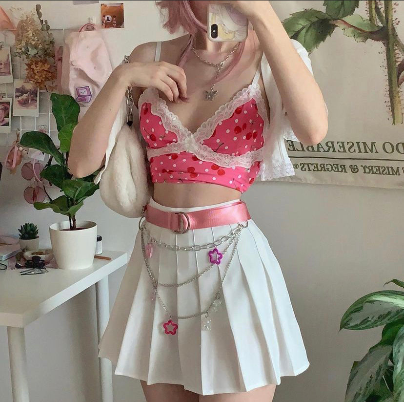 Plain coloured D ring belt